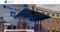 Desktop Screenshot of postacutemedical.com